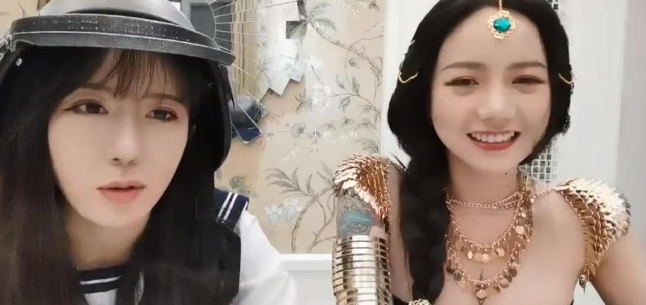 「呆妹儿」小团团坐稳一姐呆妹慌了？拉上女主播线下整活，却又说错了话