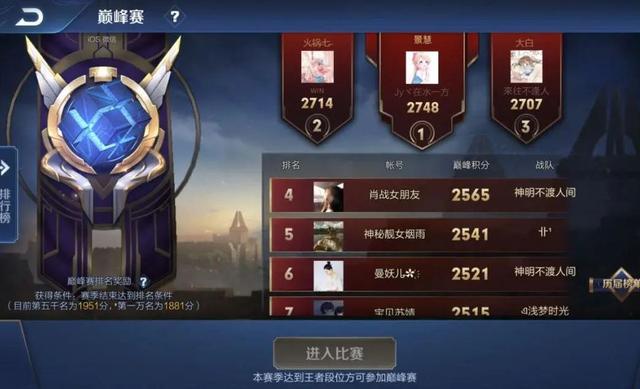 王者荣耀@王者荣耀：为什么微信区巅峰赛2700多分，而QQ区还在2400分徘徊？