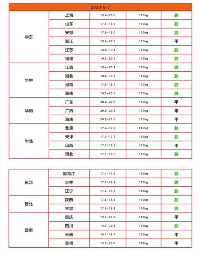 猪肉|8月7日猪价跌惨!咋回事?专家:猪肉也要跌了?