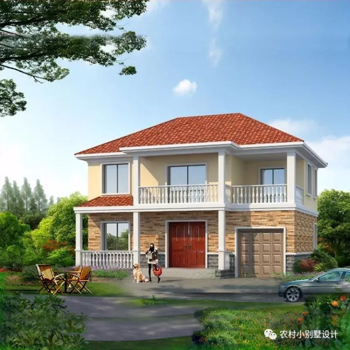 『』5套农村经典小户型设计，建起主体只需30万，你会盖哪栋？