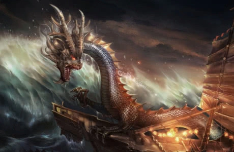 ##上古五大神龙,第二种是四象之首,第四种是十二祖巫之一!