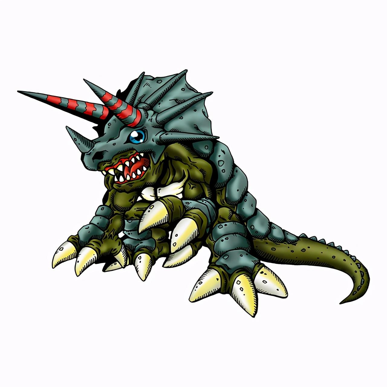 数码宝贝|它是四圣兽中青龙兽的前身，以完全体逼出帝皇龙甲兽