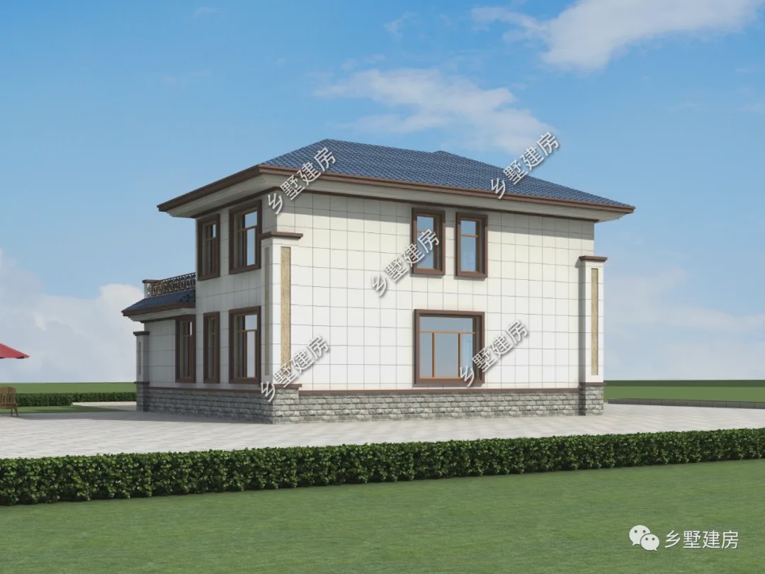 「」小巧精致的新中式别墅，布局实用，不浪费一点空间