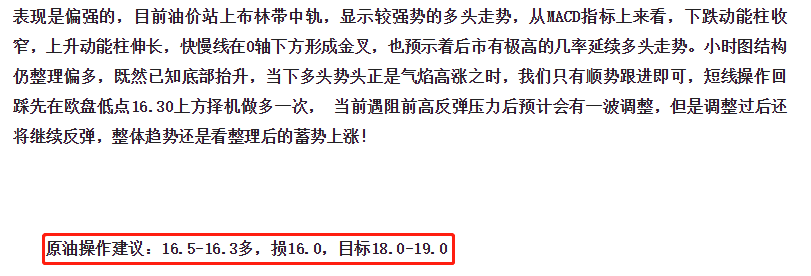 「原油」5.3黄金连续触顶有望跌新低！原油多头目标看至21！