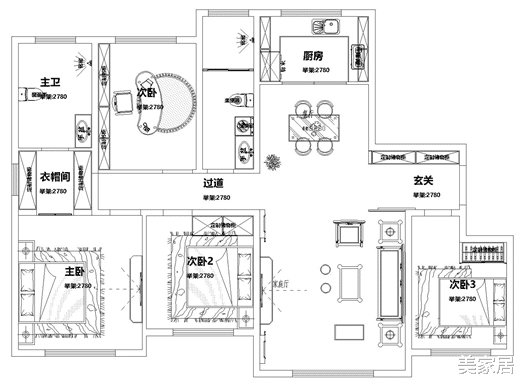 【】123平新中式风格样板间超有韵味,这是老人房?年轻人住也没问题啊