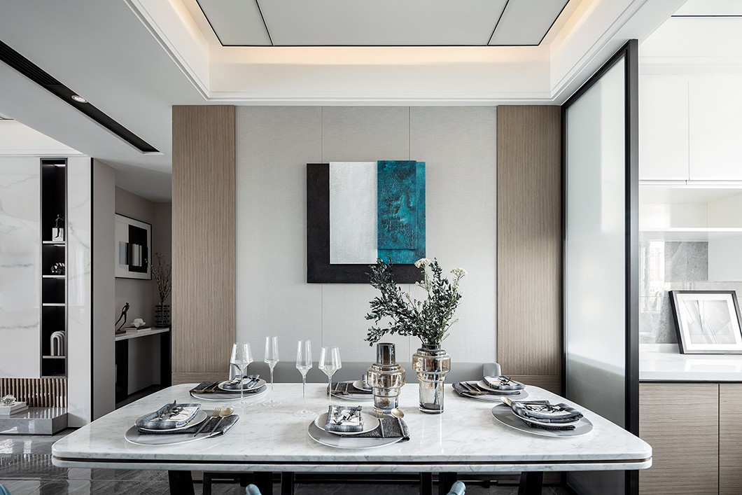 「设计师」这才是现代轻奢风,130㎡的空间里,装修出豪宅范