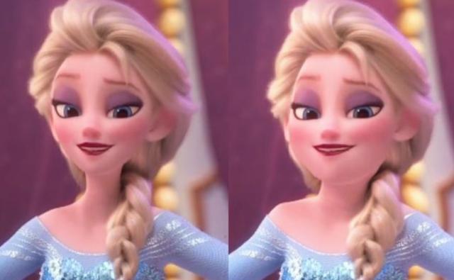 「迪士尼公主」迪士尼公主失去“尖下巴”，灰姑娘成面瘫脸，爱莎公主彻底崩坏