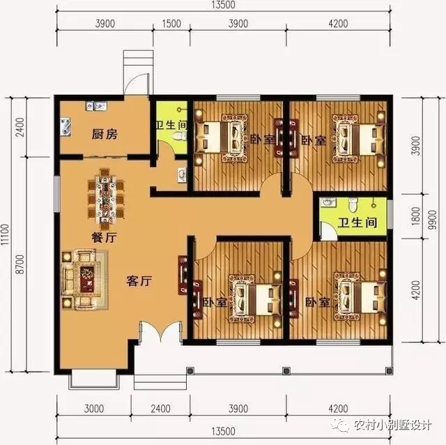 ▲时尚小户型农村小别墅,建房就选它!第1款最实尚,第4款最简便