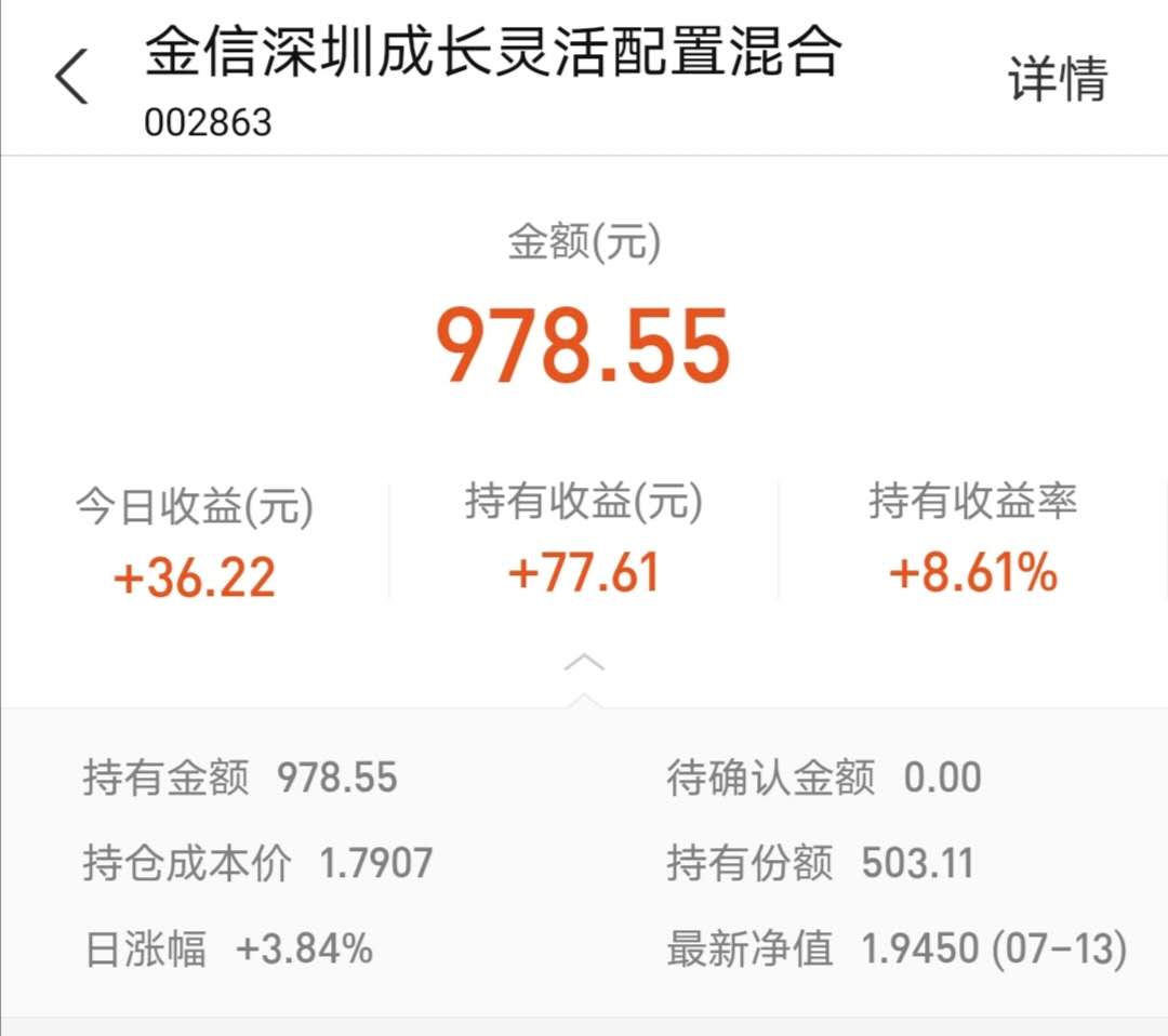 市值|基金投资日记：连续大涨开心赚钱，谨防短期调整来临