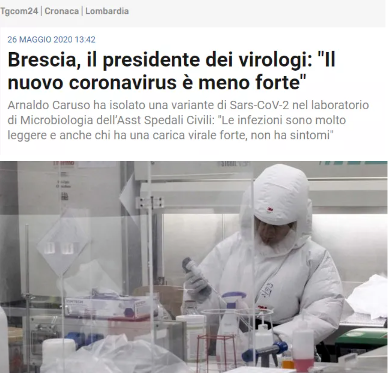 肺炎@重磅！新冠病毒正在失去毒性！新感染者几乎无症状！