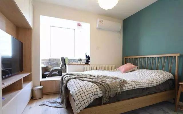 80后“老阿姨”的50平小家，主卧内含阳光小书房，这还真没见过