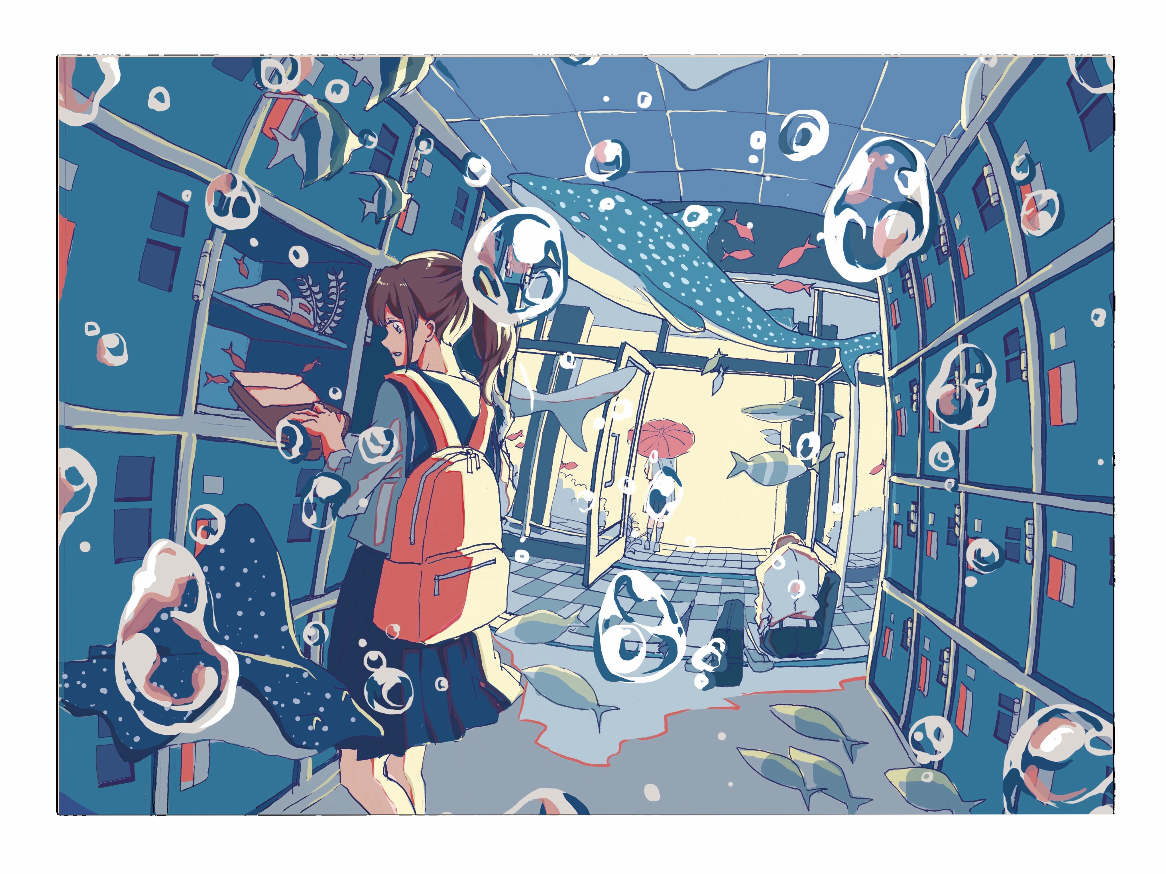 「」突破次元壁系列,与大海交融的现实生活