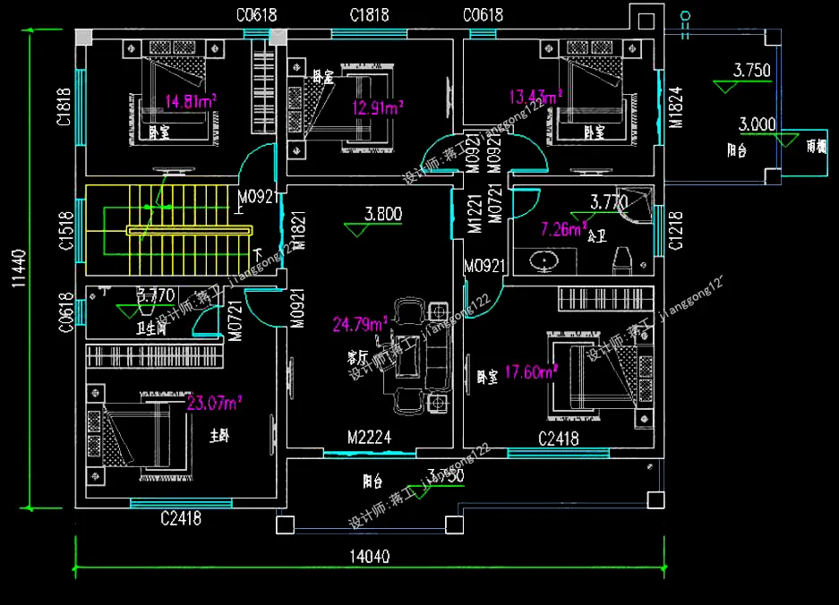 []2款二层别墅，带独立柴火灶，时尚又实用