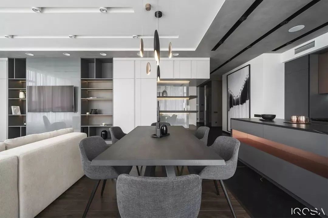 【】180㎡极简高级灰,高端大气上档次,低调奢华有内涵