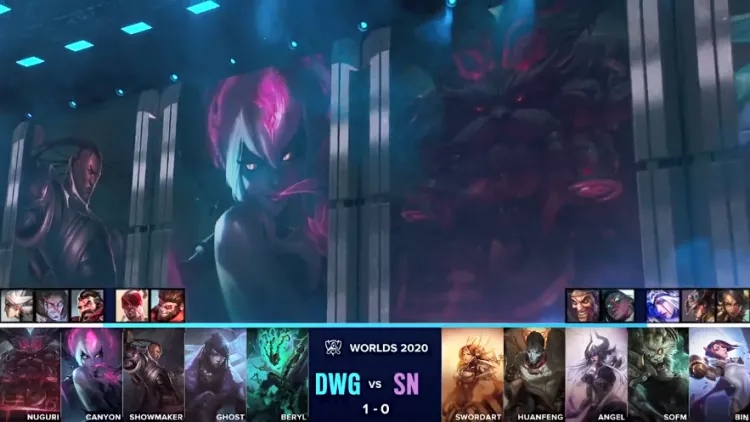dwg战队|SN 1-1 DWG第二局赛后：一秒四破神兵降世，Bin五杀剑姬扳回一局