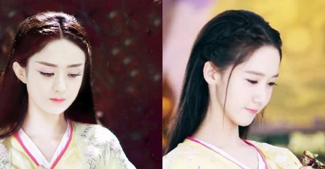 『赵丽颖』赵丽颖与十位女星穿同款古装，胜了前九个，输给了她