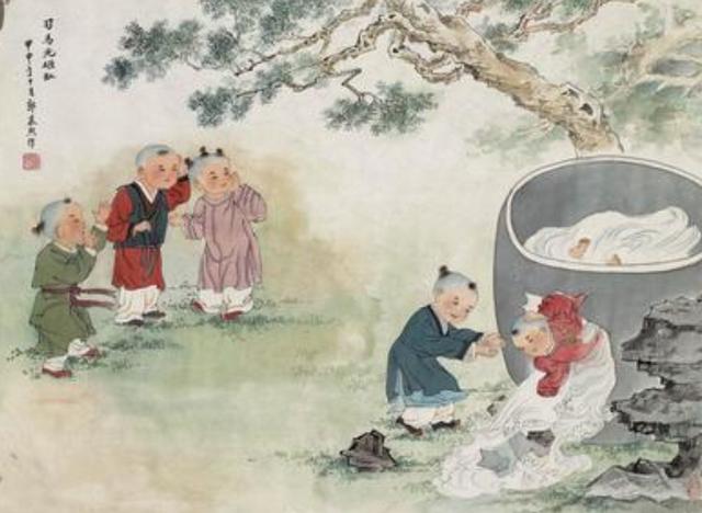 司马光|众人都知司马光砸缸，那他救下的小孩是谁？难怪老师从不介绍他