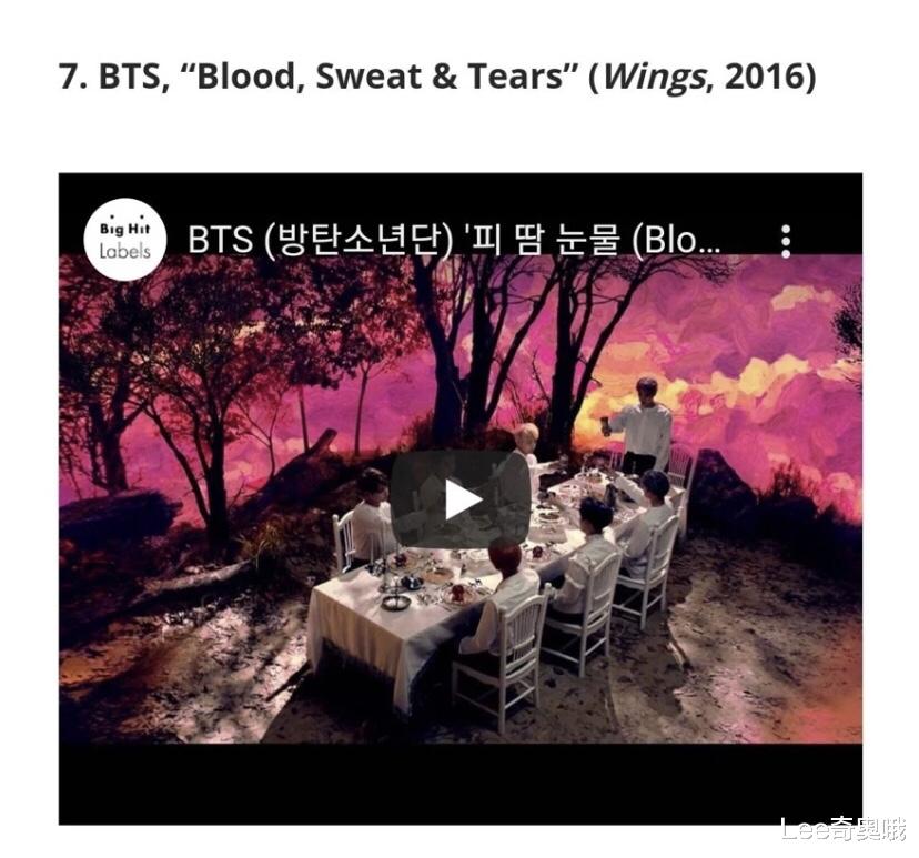 billboard|Billboard评选2010年代K-POP最佳名曲前十名