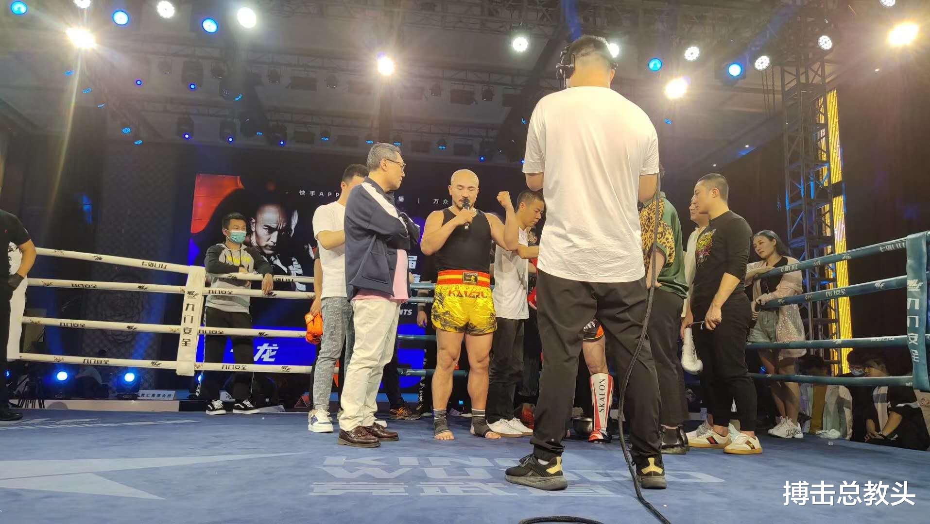 清平乐:武僧一龙连续两次KO网红,十年之后回归业余,曾经的豪言壮语呢?