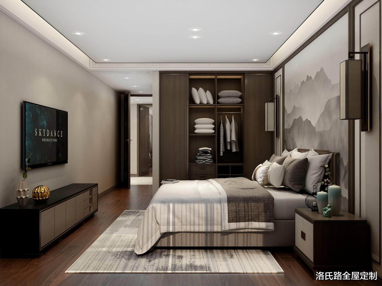 |中式不赶潮流?新中式三居室这样装,这才是豪而不俗