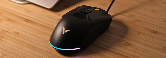 芯片|可变指托模块 雷柏V330游戏鼠标开箱图赏