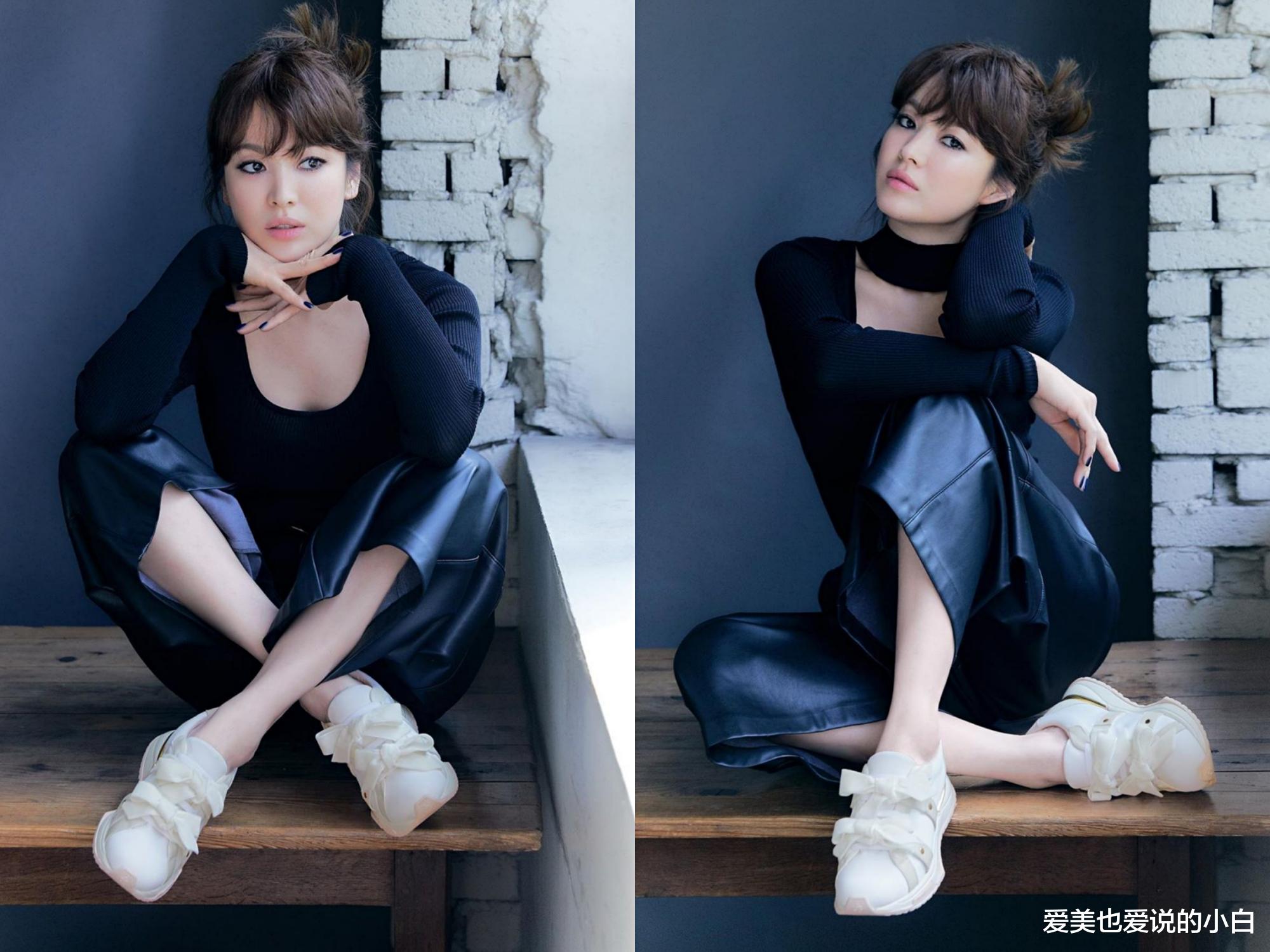 宋慧乔|见过宋慧乔的各种样子，唯独短发的样子怎么穿搭都显得老气！