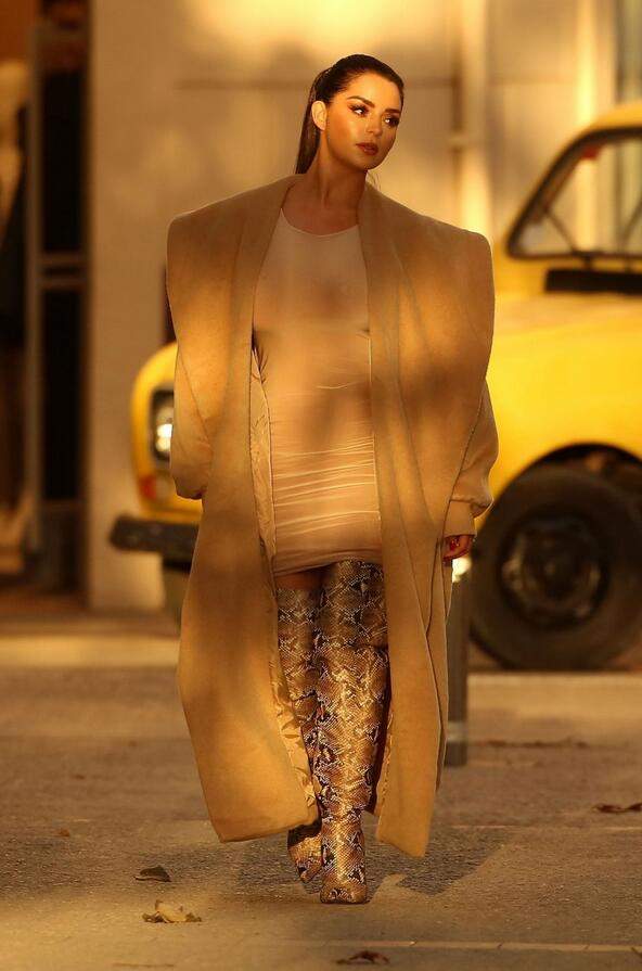 女星黛米·羅斯倫敦街頭時尚拍照，她的魅力不一般-圖2