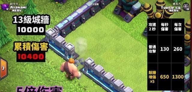 【部落冲突】部落冲突:让石头人“失业”的男人,人口占比低,血量却很高