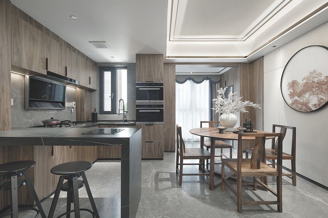 |130平米新中式装修风格，感受家居氛围中的东方气质！