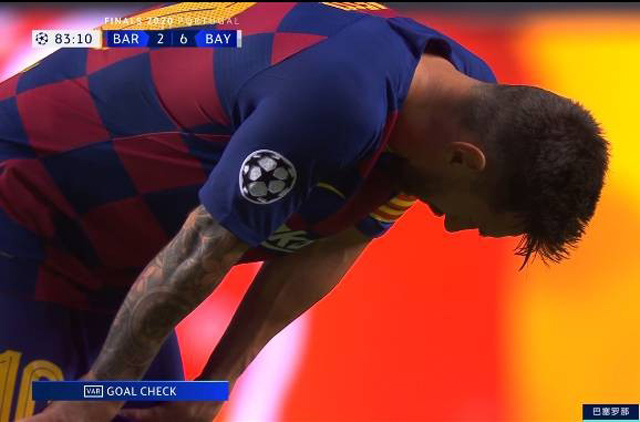 欧冠|0-3!0-4!2-8!梅西连续三年欧冠蒙羞,将成为球王一生污点