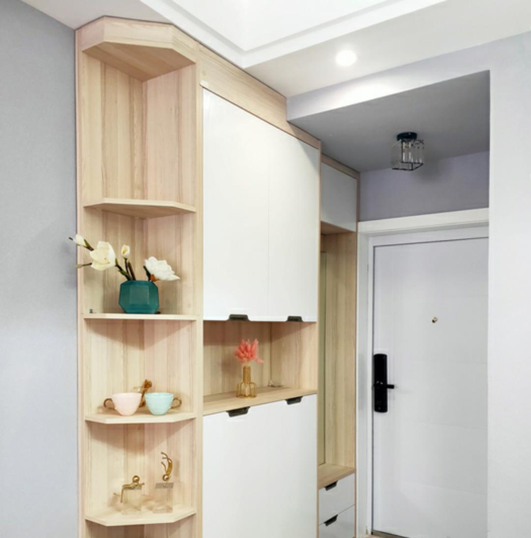 【】去了邻居家才发现，没地方做鞋柜还能这样搞？！