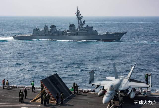 「驱逐舰」美国驱逐舰又闯入东部海域，距离上海仅120海里，多国舰队都来助阵