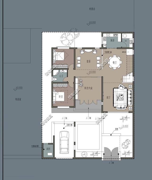 []堂屋+土灶，这才是农村自建房该有的样子，都说最后一套最美？