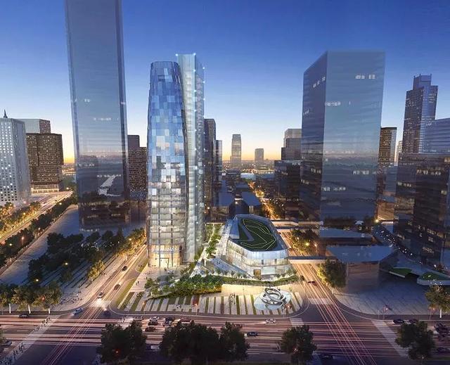 [腾讯]腾讯华东总部大厦，设计呈现‘万家灯火’的企鹅形象