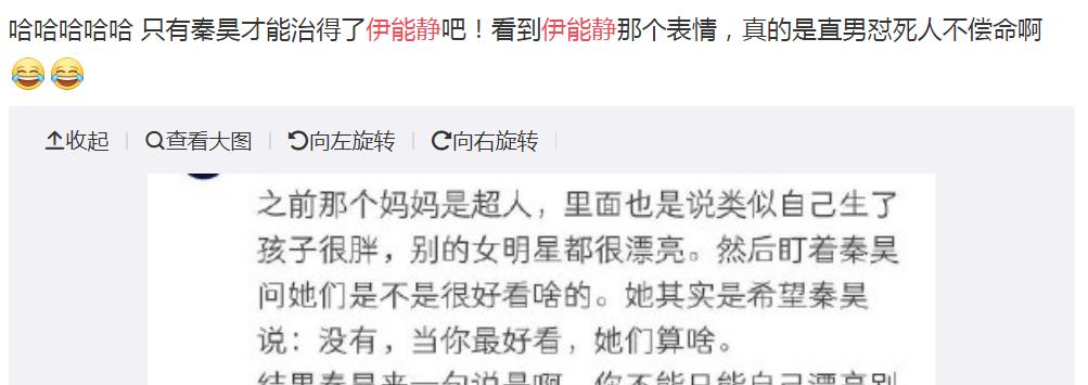 伊能静|伊能静再翻车，称李子柒只会在山里砍柴，网友：只有秦昊才能治她