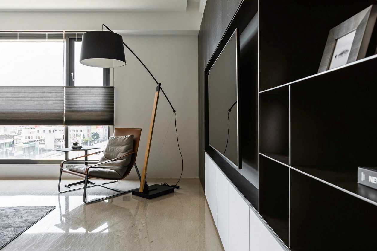 |简洁无华的家具 佐以温润的木作肌理点缀 纯净、简洁