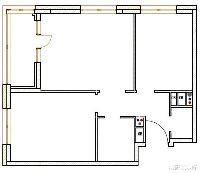 |奶奶和孙女的55㎡小户型公寓，“去客厅化”设计，住着真舒心