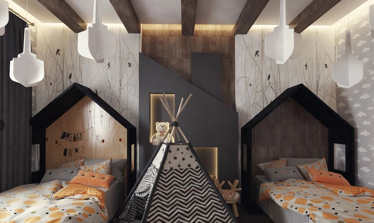 【】这才是儿童房,您那只是房间!