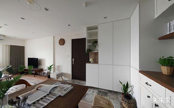 「」小户型怎样装修？平面吊顶，全屋不造型，家居氛围温馨还很实用