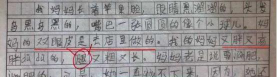 「作文」小学生作文“我的妈妈”，学霸的文采老师叹为观止：艺术来源生活