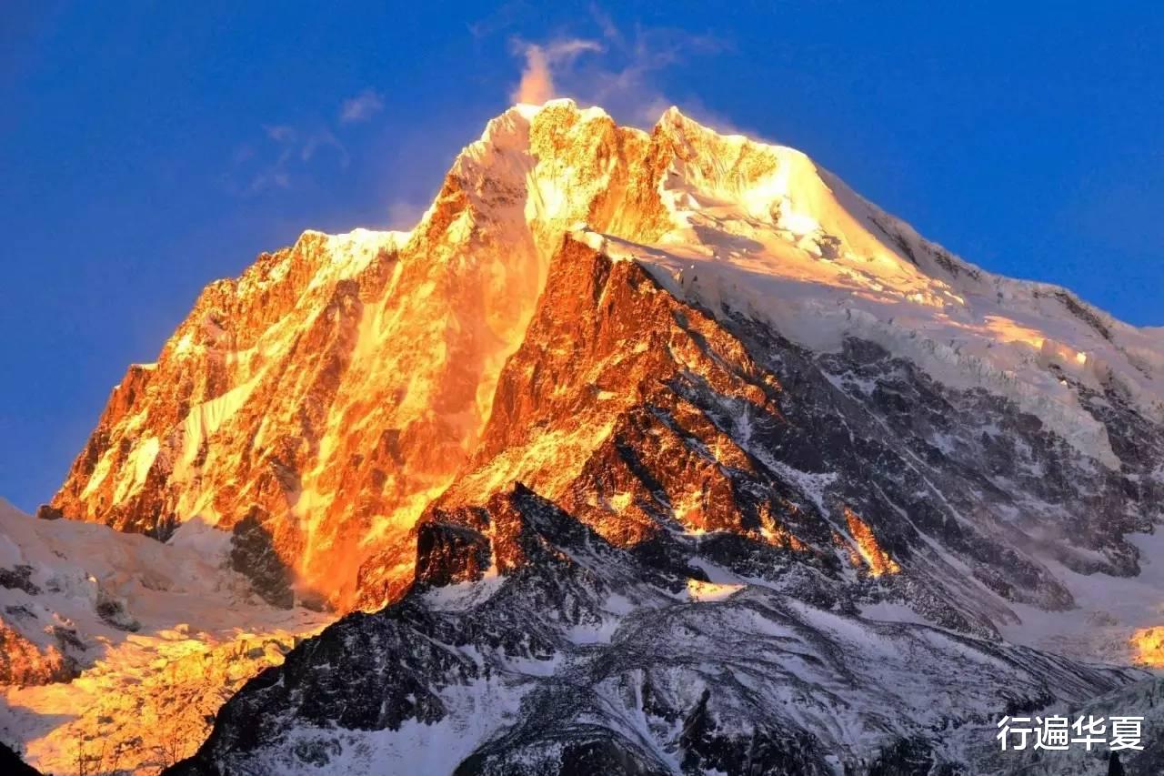 『海螺沟』我国唯一的冰山森林公园，一山有四季，十里不同天，堪称人间仙境