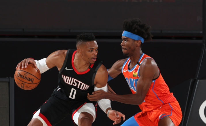 金莎|哈登首节轰11分完爆终结者，威少复出得4分，死亡五小防到雷霆仅14分！