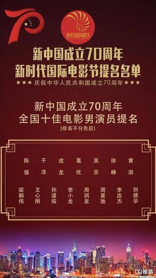 王心刚|新时代国际电影节十佳演员名单出炉，王心刚于洋等实至名归，潘虹却未能入选