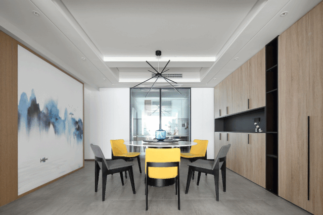 |200㎡现代简约，优雅大平层，做个端庄玄关，一进门就感受惊艳