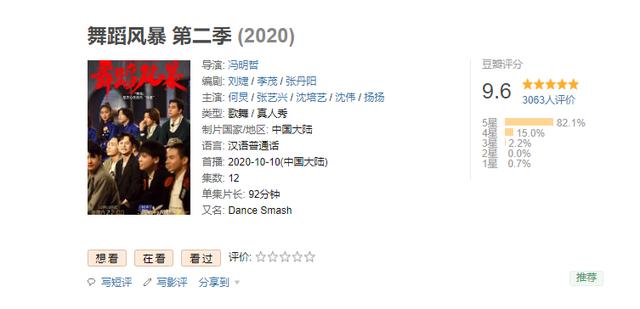 舞蹈风暴|一出手就9.6分！这档良心综艺终于来了，怎一个“炸”字了得
