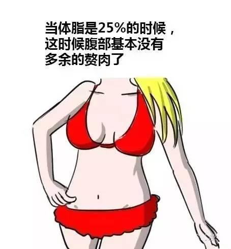 :如何把体脂率减到可以看见六块腹肌?