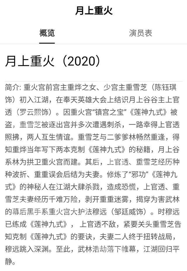 『古装剧』2020待播古装剧，你更期待哪一部？