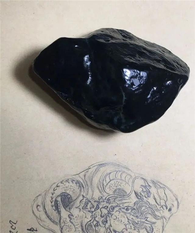 雕刻|蓝水翡翠原石雕刻这样的题材才真霸气！