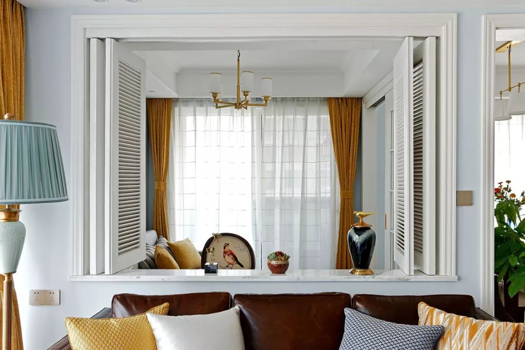 105㎡现代美式，蓝白优雅调，活力情趣风