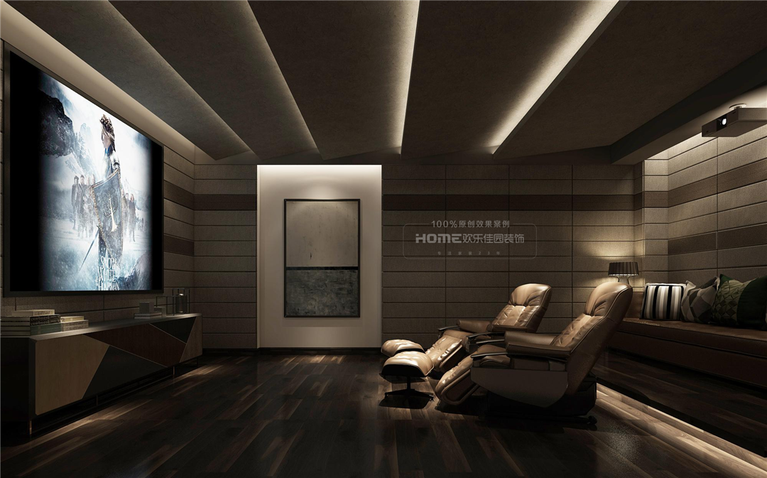 手办|420㎡轻奢欧式，真正做到1: 1的效果图还原